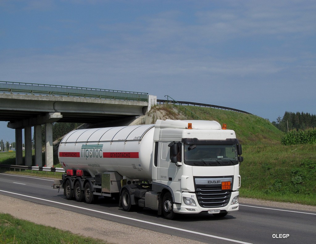 Могилёвская область, № АЕ 7698-6 — DAF XF Euro6 FT