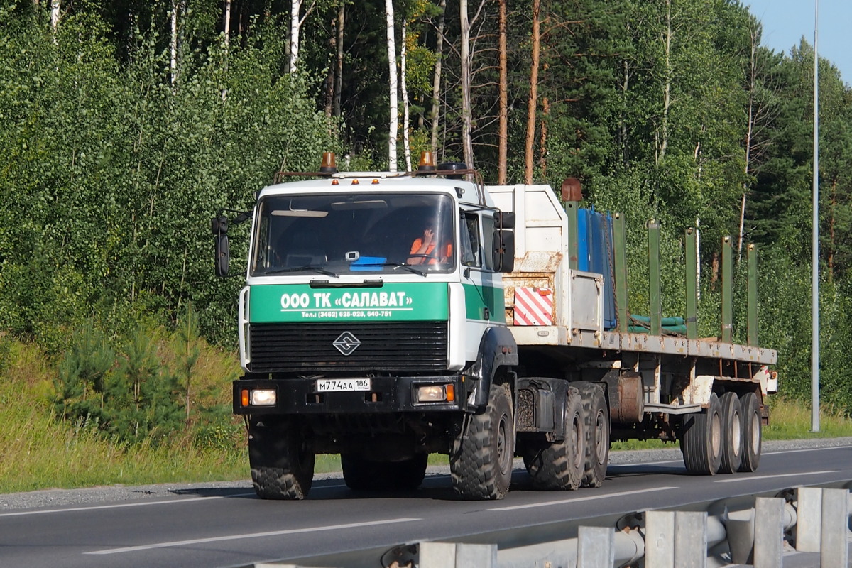 Ханты-Мансийский автоном.округ, № М 774 АА 186 — Урал-44202-80