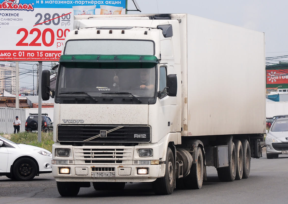 Челябинская область, № Т 190 ТК 74 — Volvo ('1993) FH12.420