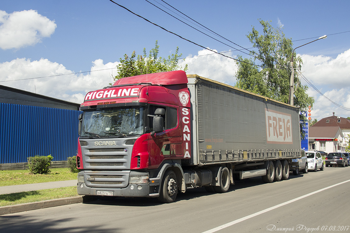 Москва, № В 820 ТЕ 199 — Scania ('2004) R420