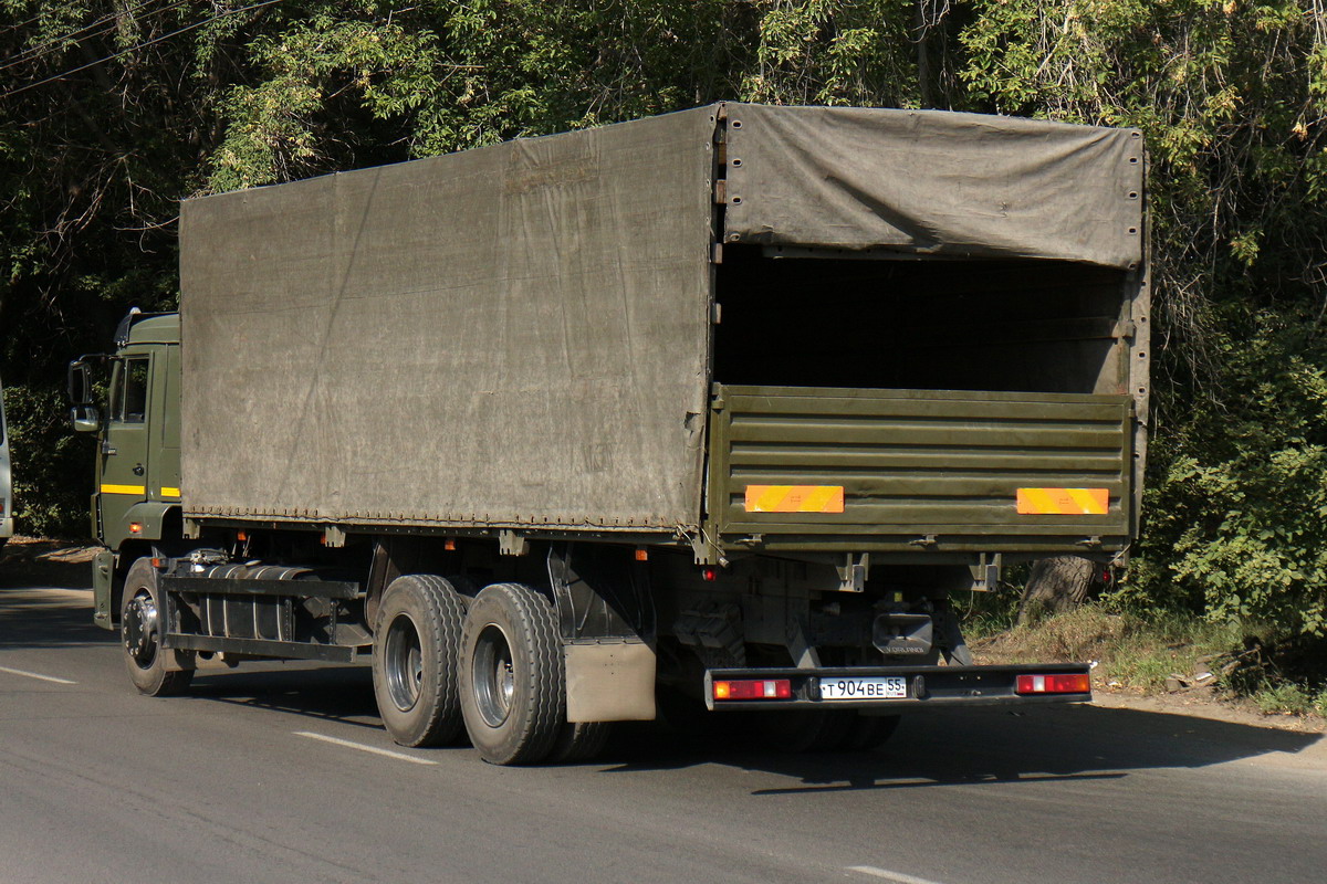 Омская область, № Т 904 ВЕ 55 — КамАЗ-65117-A4