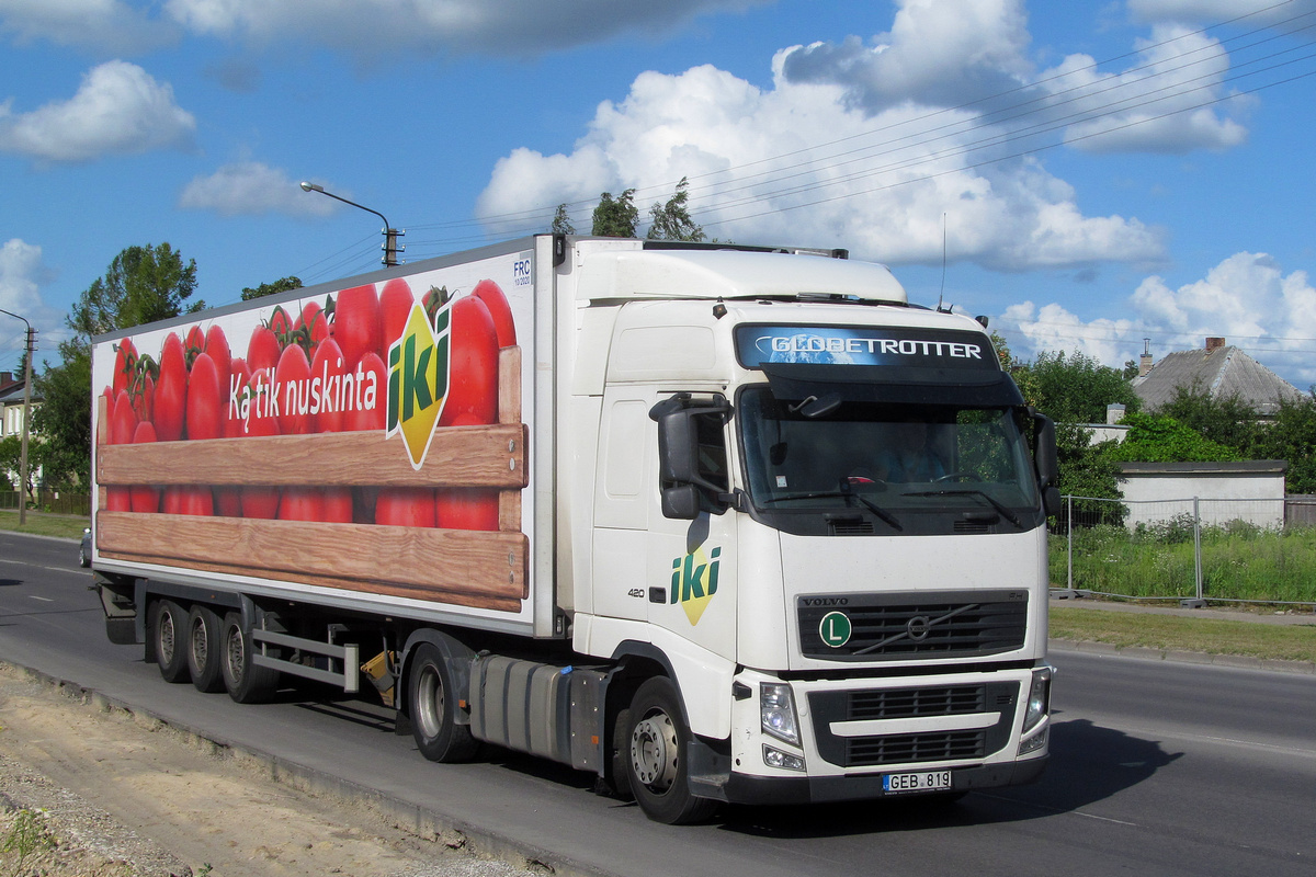 Литва, № GEB 819 — Volvo ('2008) FH.420