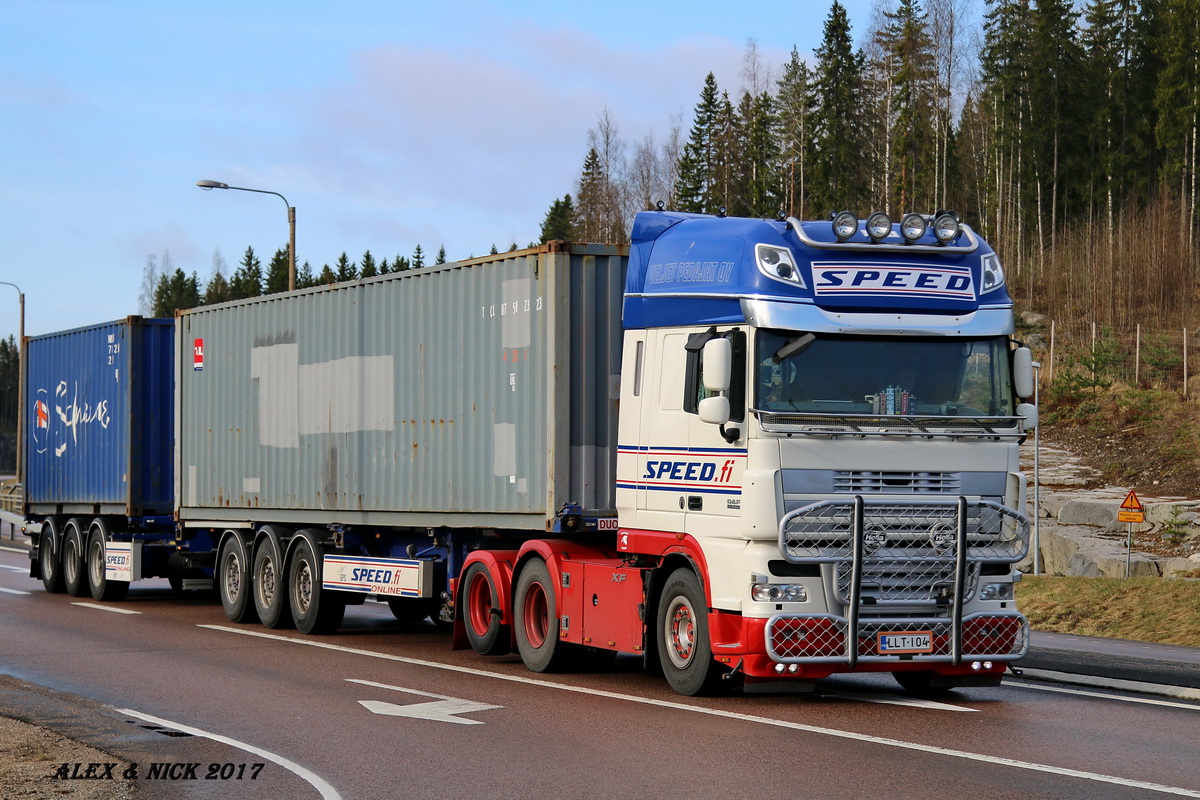 Финляндия, № LLT-104 — DAF XF105 FTS