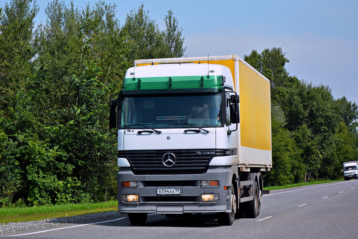 Новосибирская область, № В 594 КА 93 — Mercedes-Benz Actros ('1997) 2540