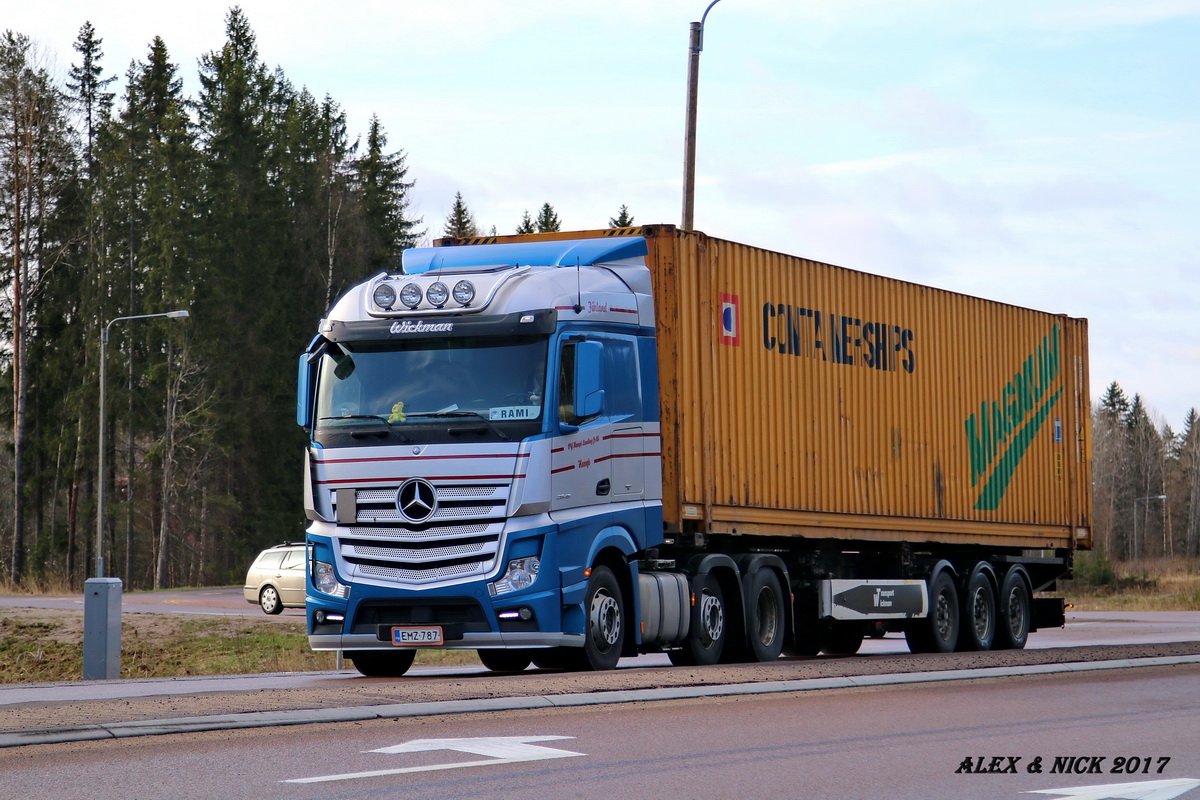 Финляндия, № EMZ-787 — Mercedes-Benz Actros ('2011)