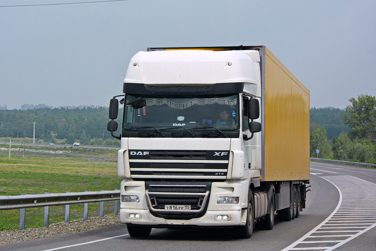 Омская область, № Т 816 РР 55 — DAF XF105 FT