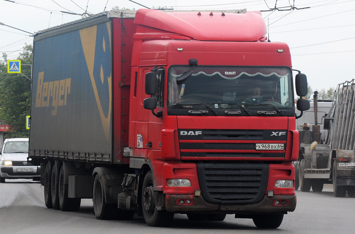 Саратовская область, № Х 968 ВХ 64 — DAF XF105 FT