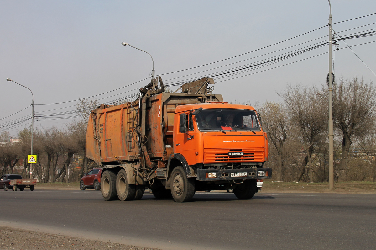 Красноярский край, № К 977 ЕТ 124 — КамАЗ-65115-D3