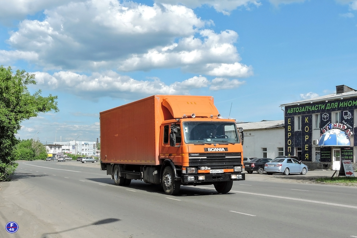 Курганская область, № В 017 ХУ 196 — Scania (II) P93M