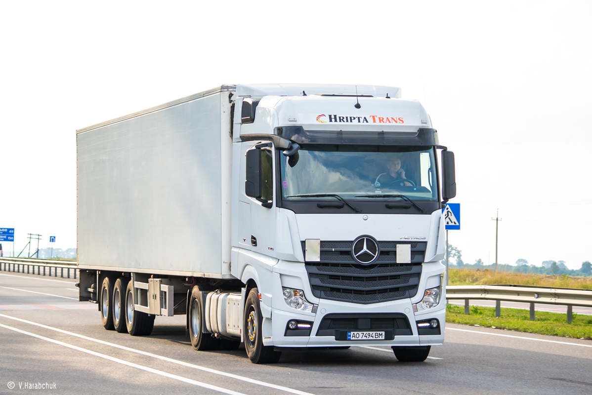 Закарпатская область, № АО 7494 ВМ — Mercedes-Benz Actros ('2011) 1845