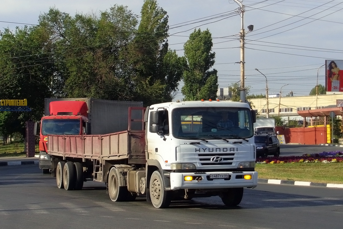 Саратовская область, № Т 487 ТУ 64 — Hyundai Super Truck HD450