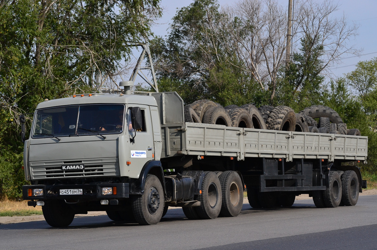 Волгоградская область, № О 451 ВМ 34 — КамАЗ-54115-13 [54115N]