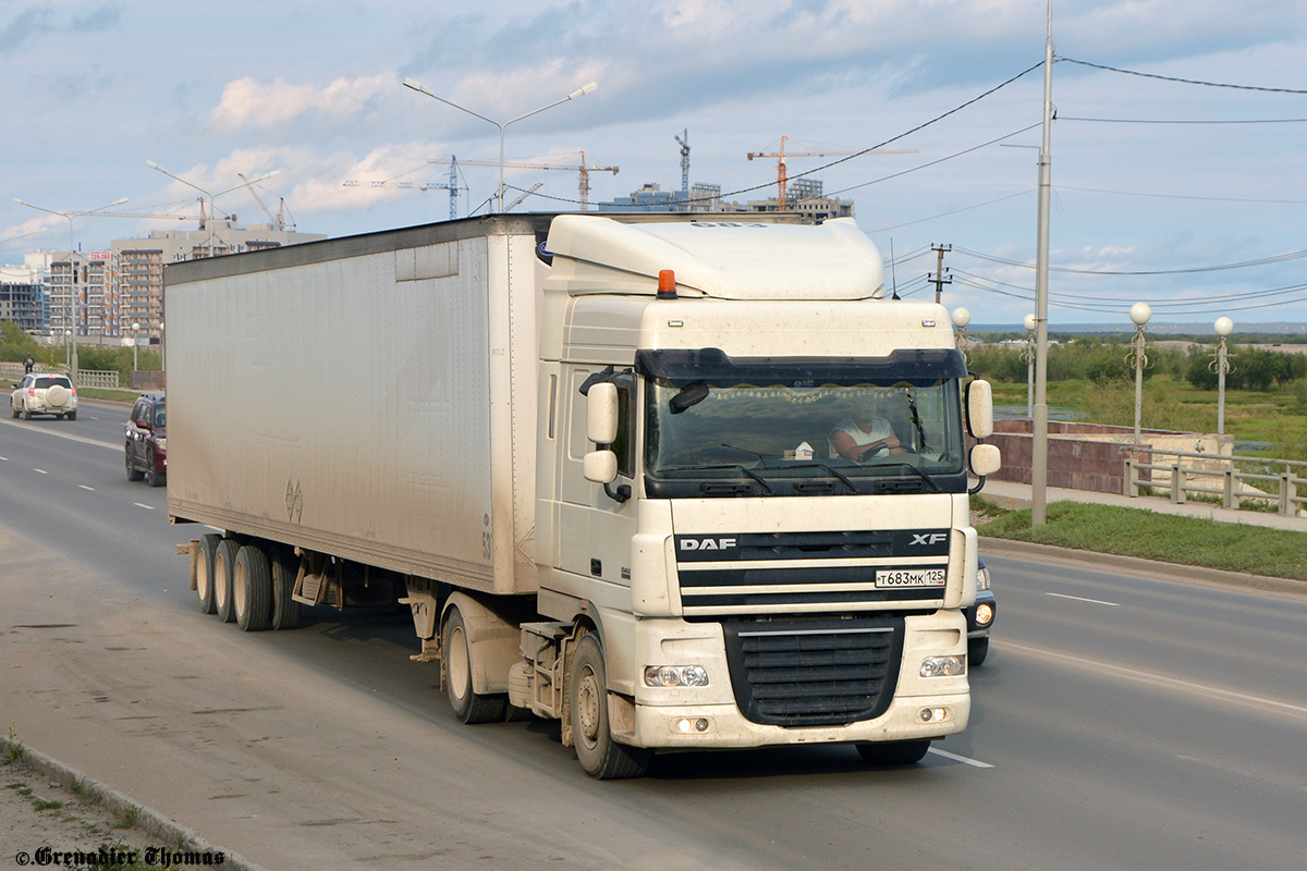 Приморский край, № Т 683 МК 125 — DAF XF105 FT