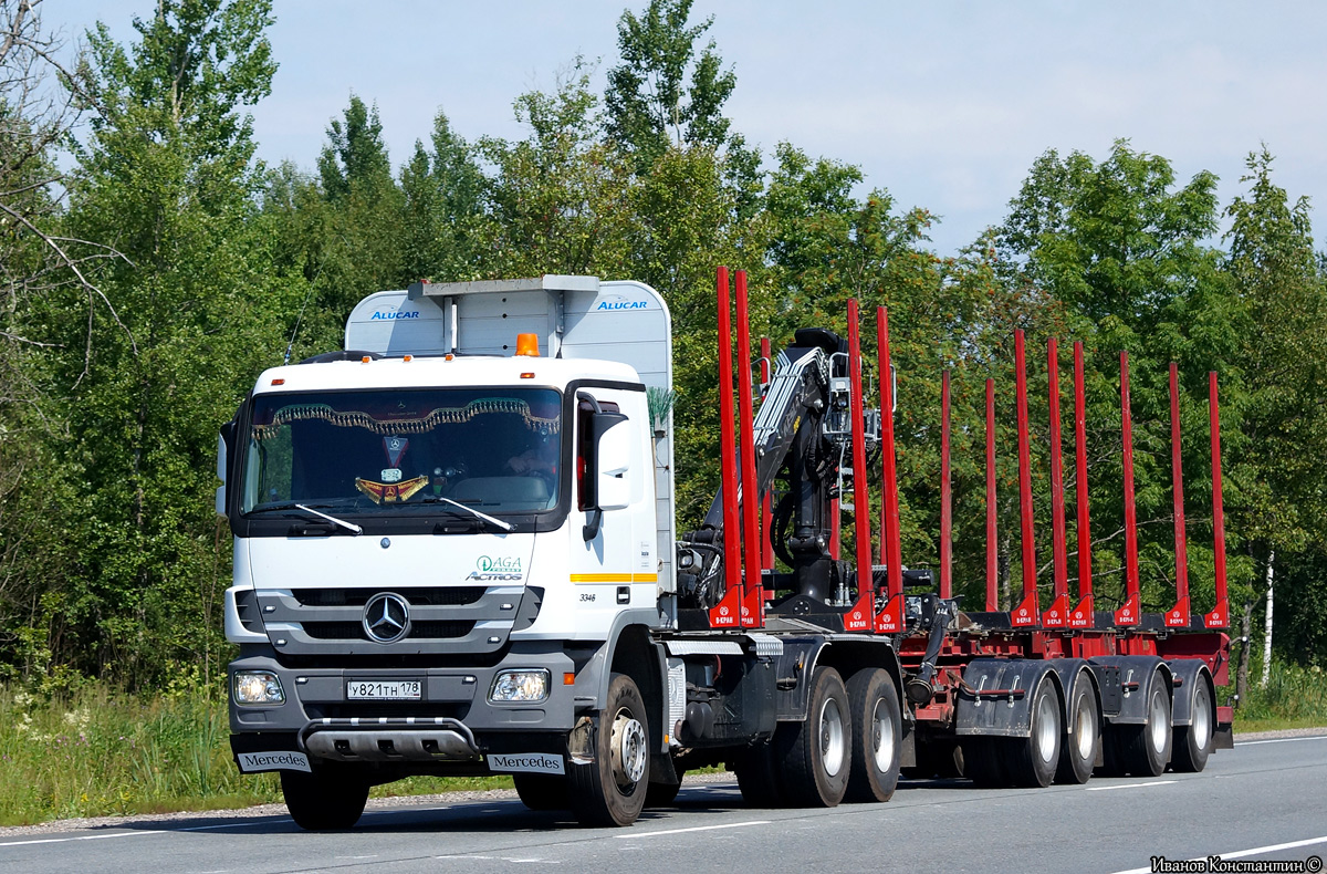 Санкт-Петербург, № У 821 ТН 178 — Mercedes-Benz Actros ('2009) 3346