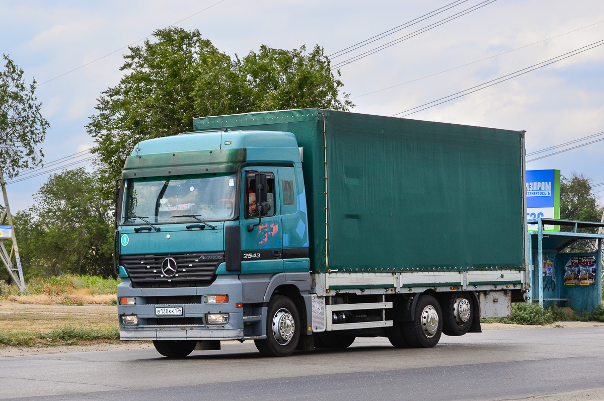 Волгоградская область, № В 138 КК 134 — Mercedes-Benz Actros ('1997) 2543