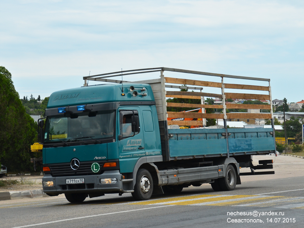 Севастополь, № А 711 ЕХ 92 — Mercedes-Benz Atego (общ.м)