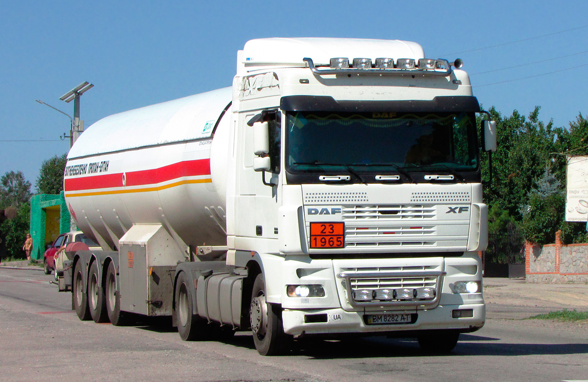 Сумская область, № ВМ 8282 АТ — DAF XF95 FT