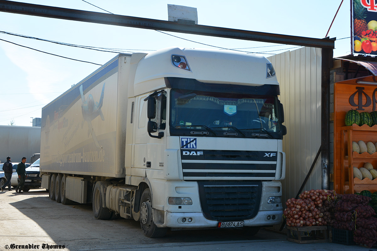 Киргизия, № B 6874 AS — DAF XF105 FT