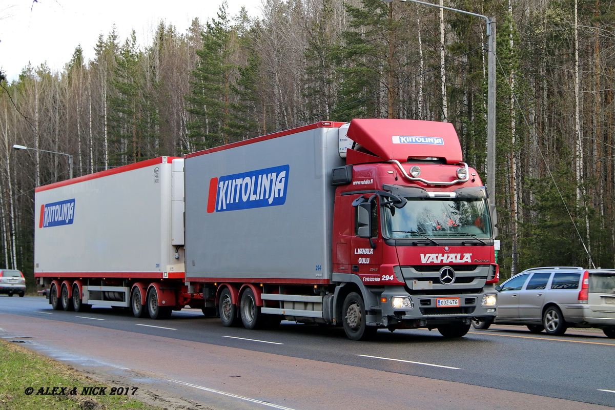 Финляндия, № 294 — Mercedes-Benz Actros ('2009)