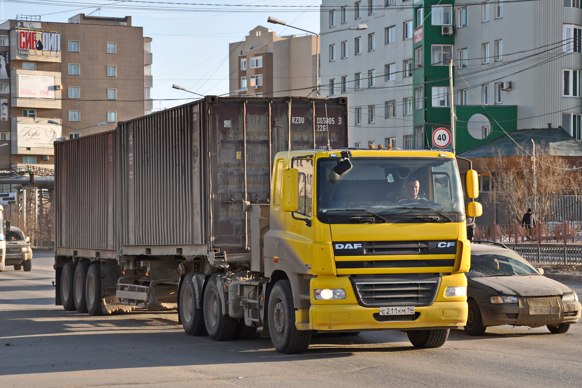 Саха (Якутия), № С 211 КМ 14 — DAF CF85 FTT