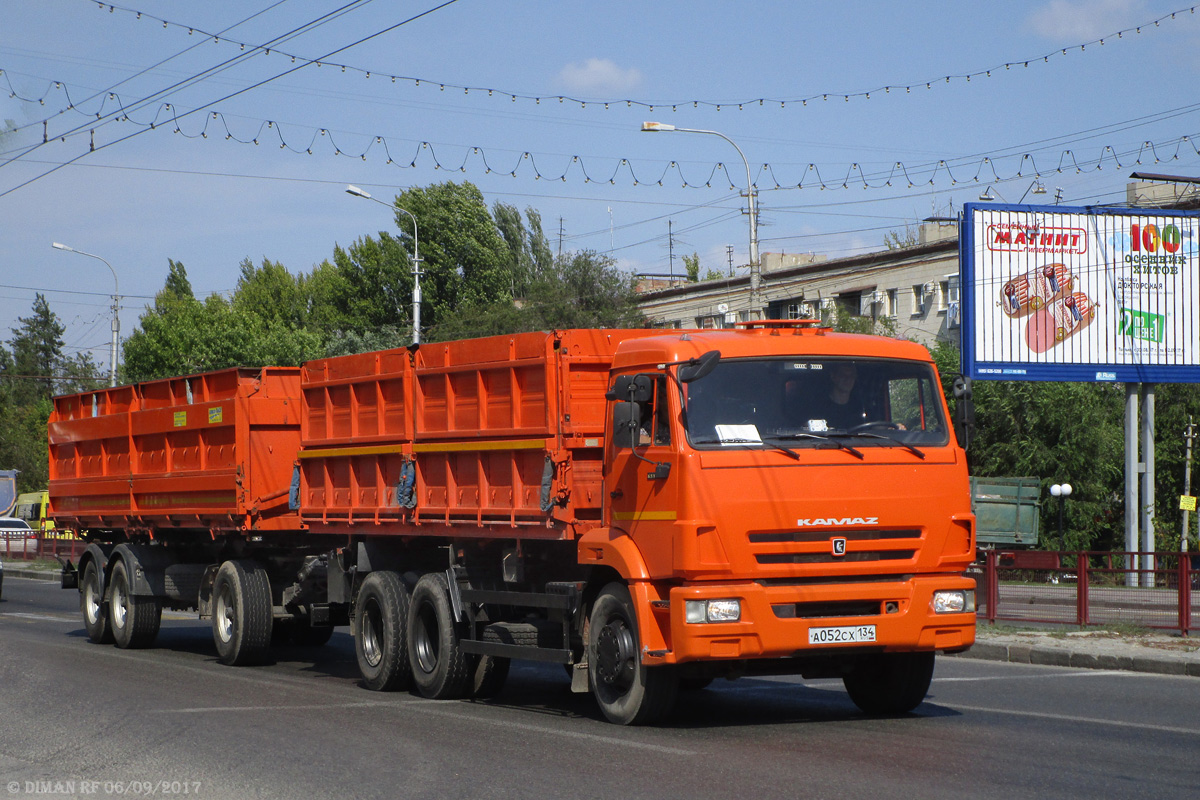 Волгоградская область, № А 052 СХ 134 — КамАЗ-65115-N3