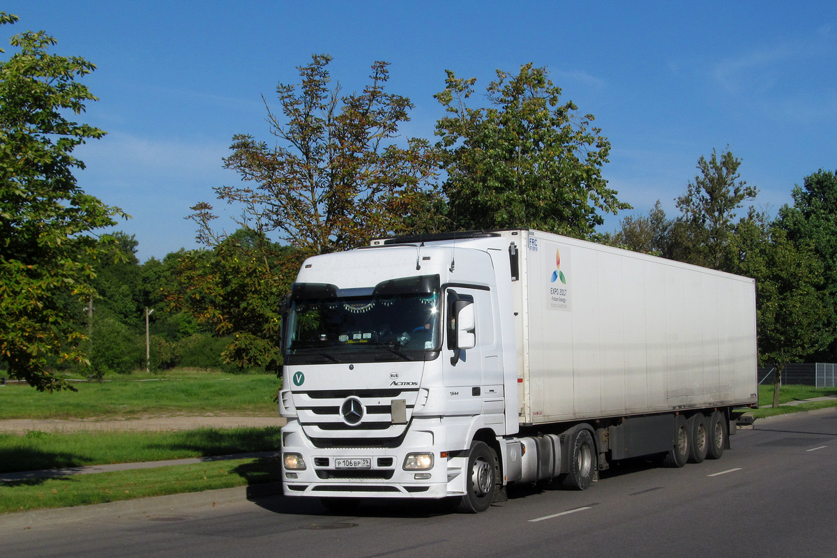 Калининградская область, № Р 106 ВР 39 — Mercedes-Benz Actros ('2009) 1844