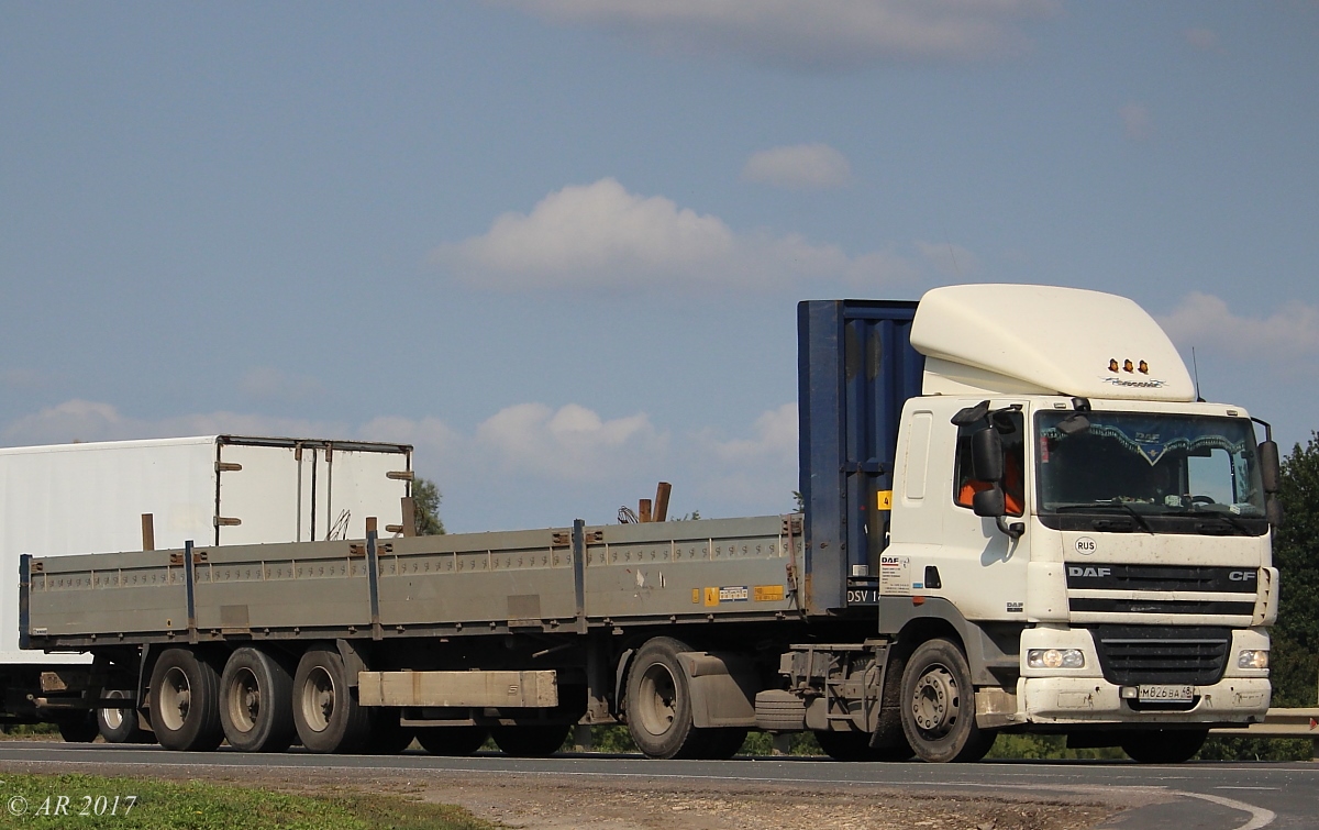 Липецкая область, № М 826 ВА 48 — DAF CF85 FT