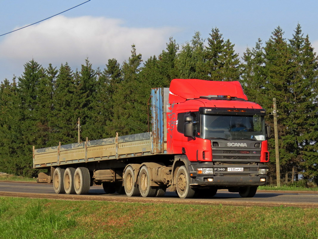 Кировская область, № Т 535 НР 43 — Scania ('2004) P340