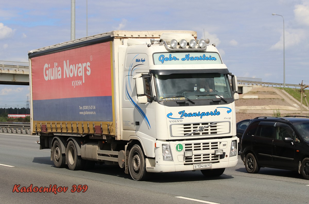 Кировская область, № Е 134 ОВ 43 — Volvo ('2002) FH12.460