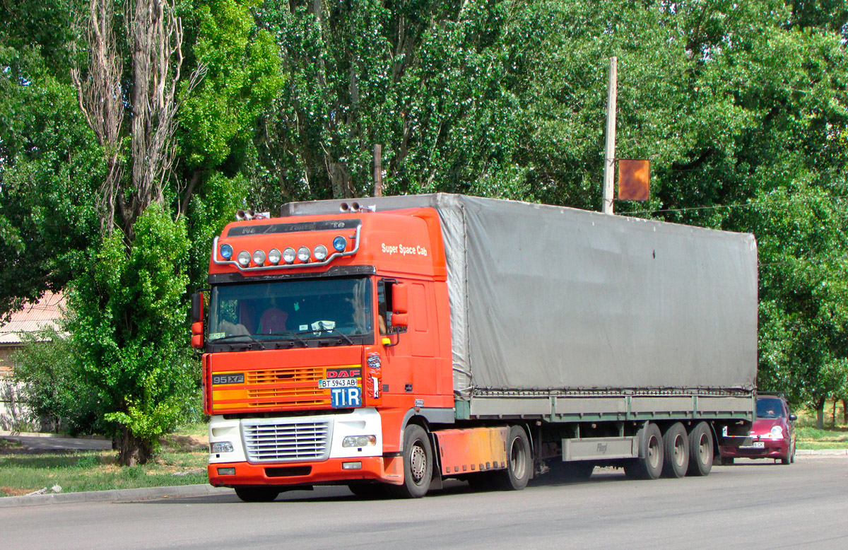 Херсонская область, № ВТ 5943 АВ — DAF 95XF FT