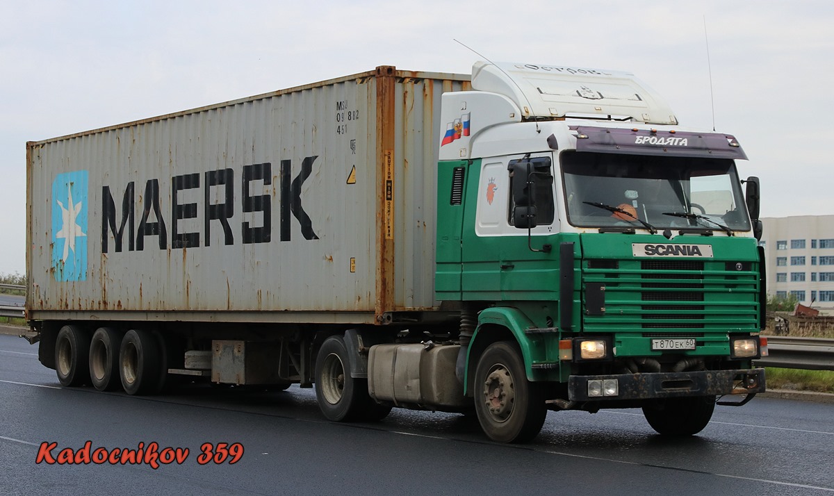Псковская область, № Т 870 ЕК 60 — Scania (II) R143H