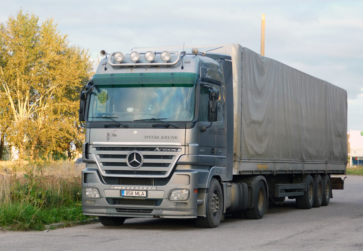 Эстония, № 858 MLA — Mercedes-Benz Actros ('2003) 1844