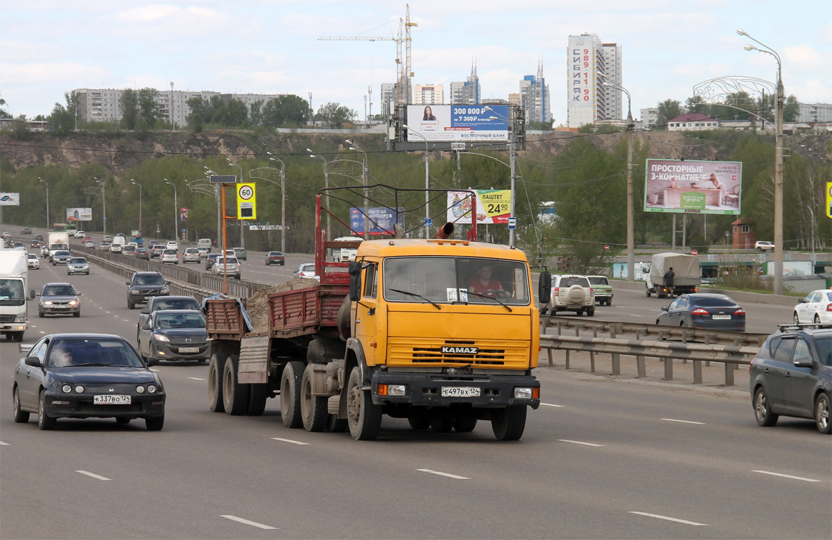 Красноярский край, № Е 497 ВХ 124 — КамАЗ-54115-15 [54115R]