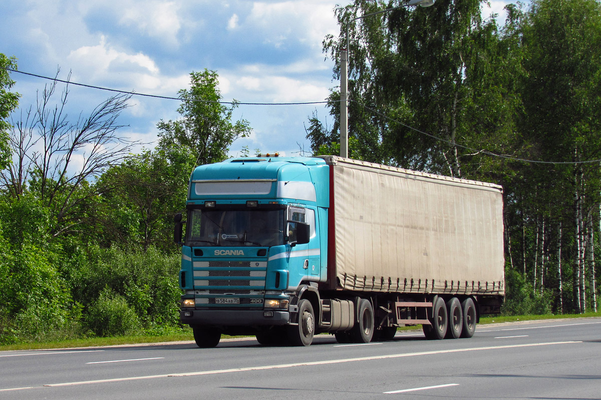 Вологодская область, № В 584 АВ 35 — Scania ('1996, общая модель)