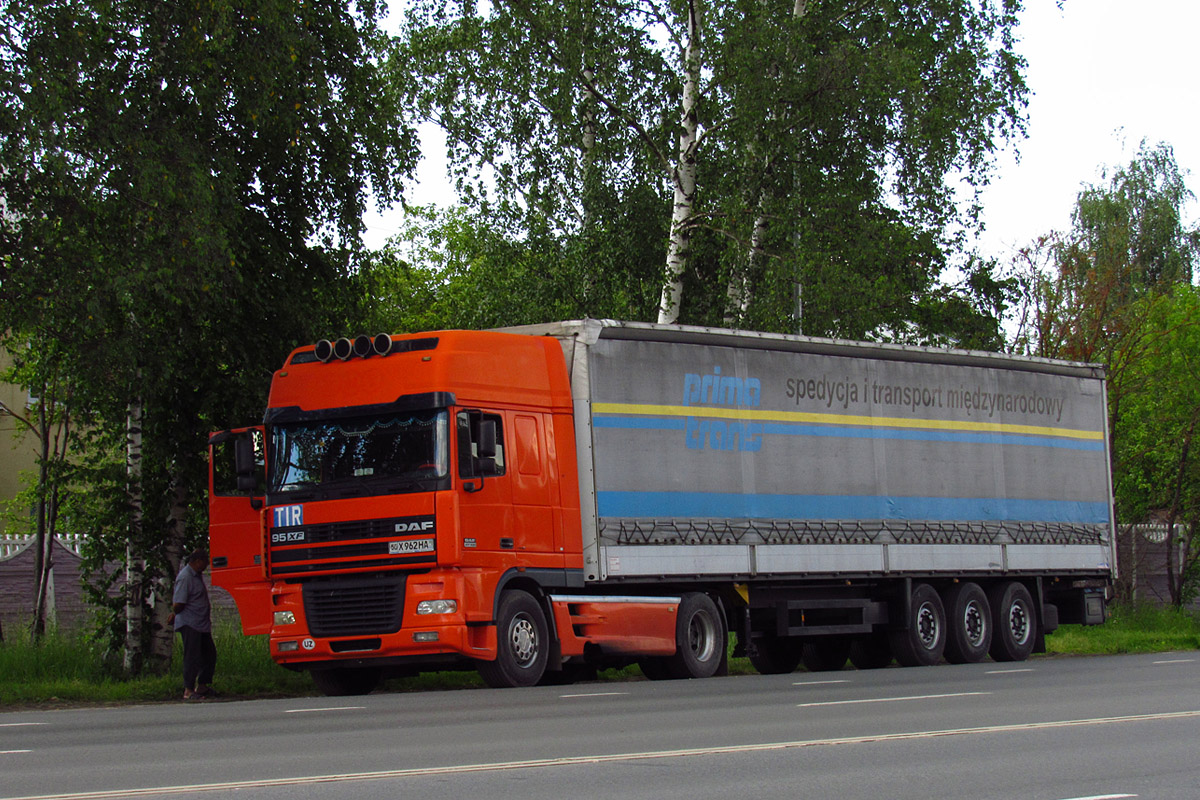 Узбекистан, № 50 X 962 HA — DAF 95XF FT