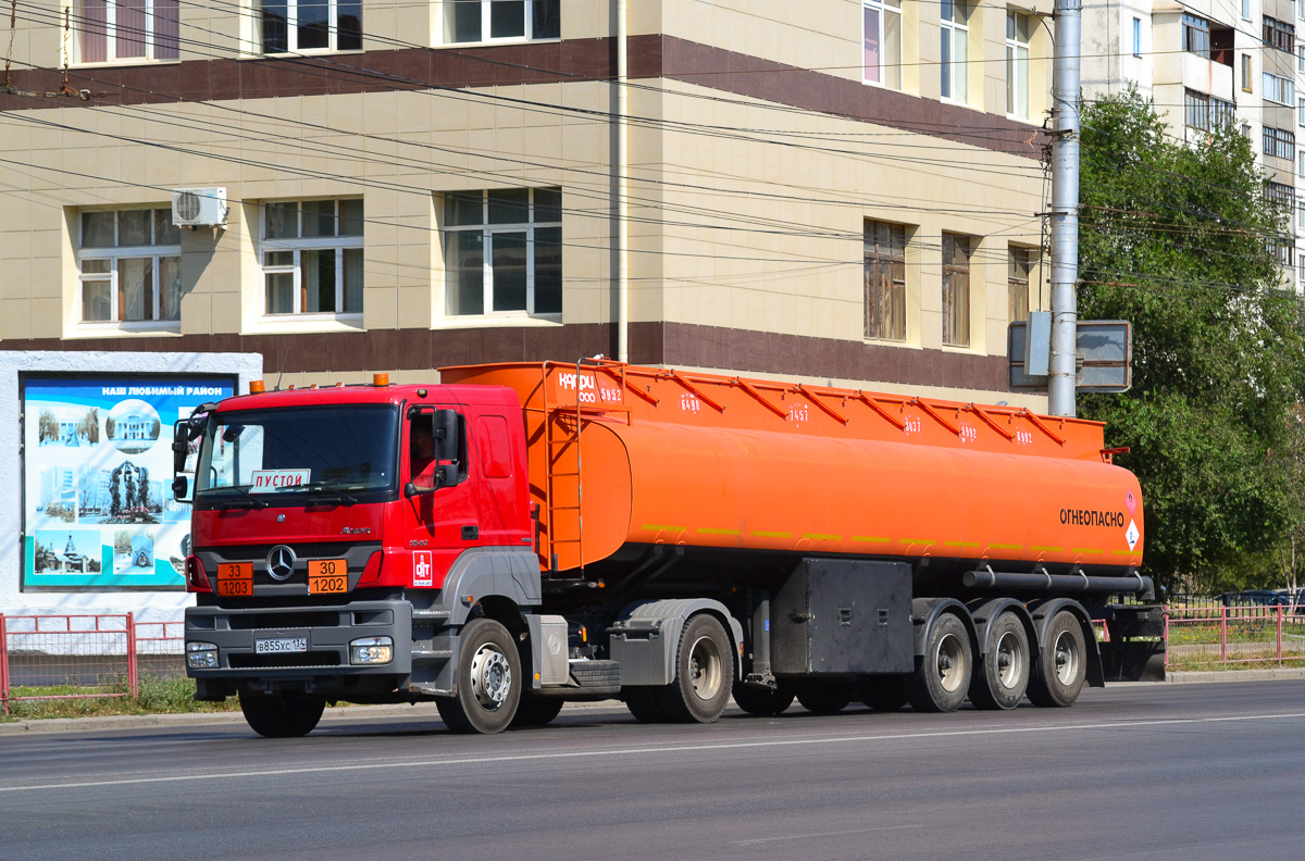 Волгоградская область, № В 855 ХС 134 — Mercedes-Benz Axor 1840 [Z9M]