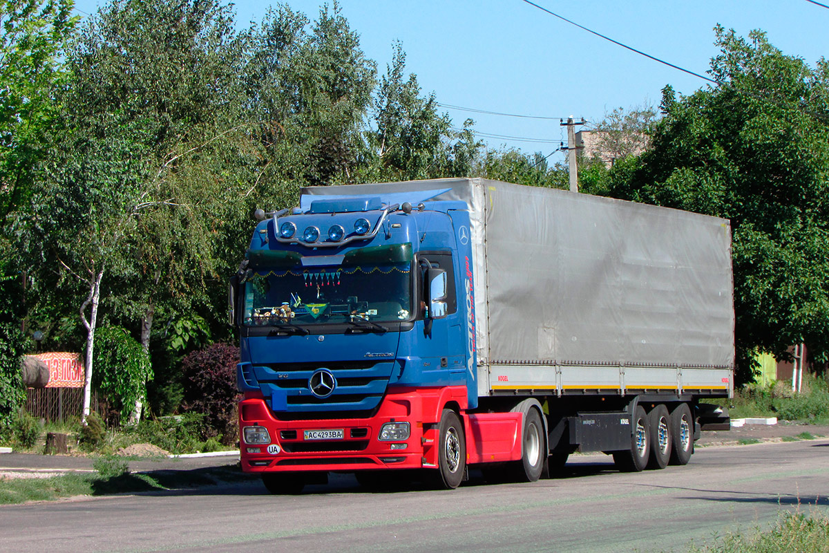 Волынская область, № АС 4293 ВА — Mercedes-Benz Actros ('2009) 1844