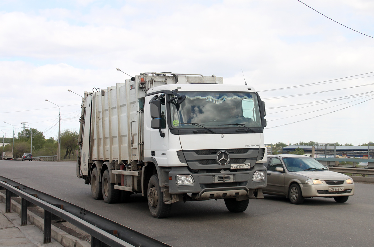 Красноярский край, № У 381 МК 124 — Mercedes-Benz Actros '09 3336 [Z9M]