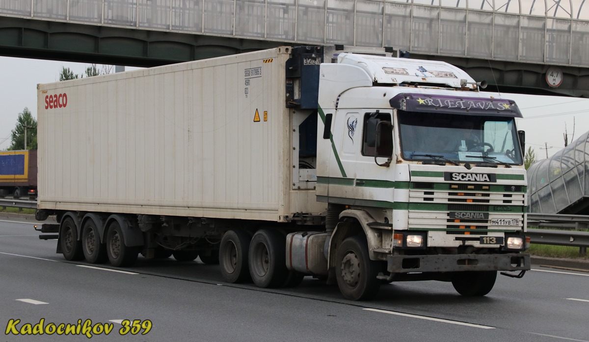 Санкт-Петербург, № М 411 УВ 178 — Scania (II) R113H