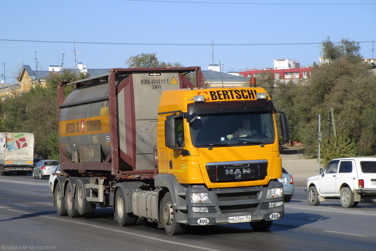 Нижегородская область, № М 623 ЕК 152 — MAN TGS ('2007) 18.400