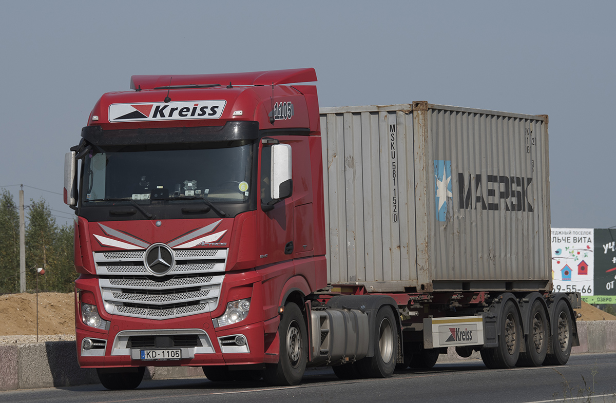 Латвия, № 1105 — Mercedes-Benz Actros ('2011) 1845