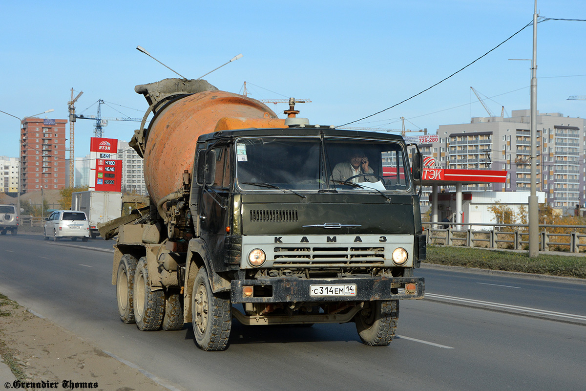 Саха (Якутия), № С 314 ЕМ 14 — КамАЗ-55111 (общая модель)