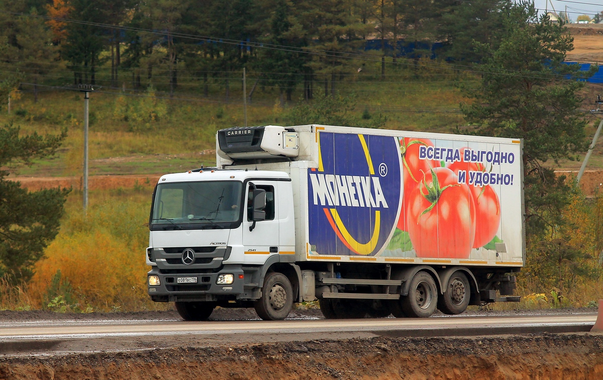 Свердловская область, № Е 081 ВС 196 — Mercedes-Benz Actros ('2009) 2541