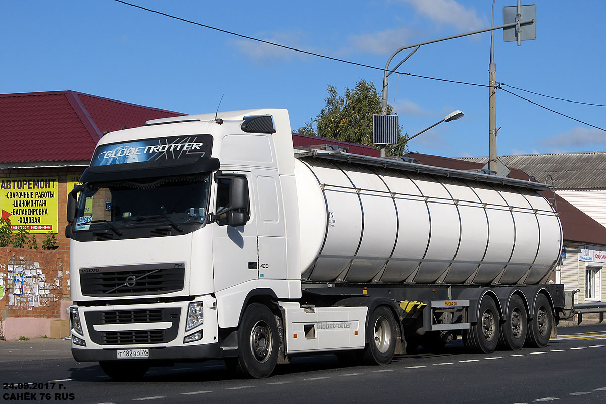 Ярославская область, № Т 182 ВО 76 — Volvo ('2008) FH.460