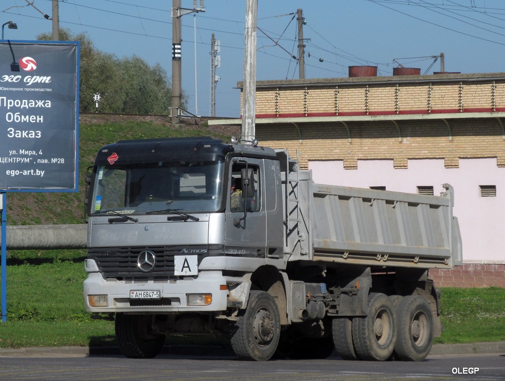 Минская область, № АН 6847-5 — Mercedes-Benz Actros ('1997) 3340