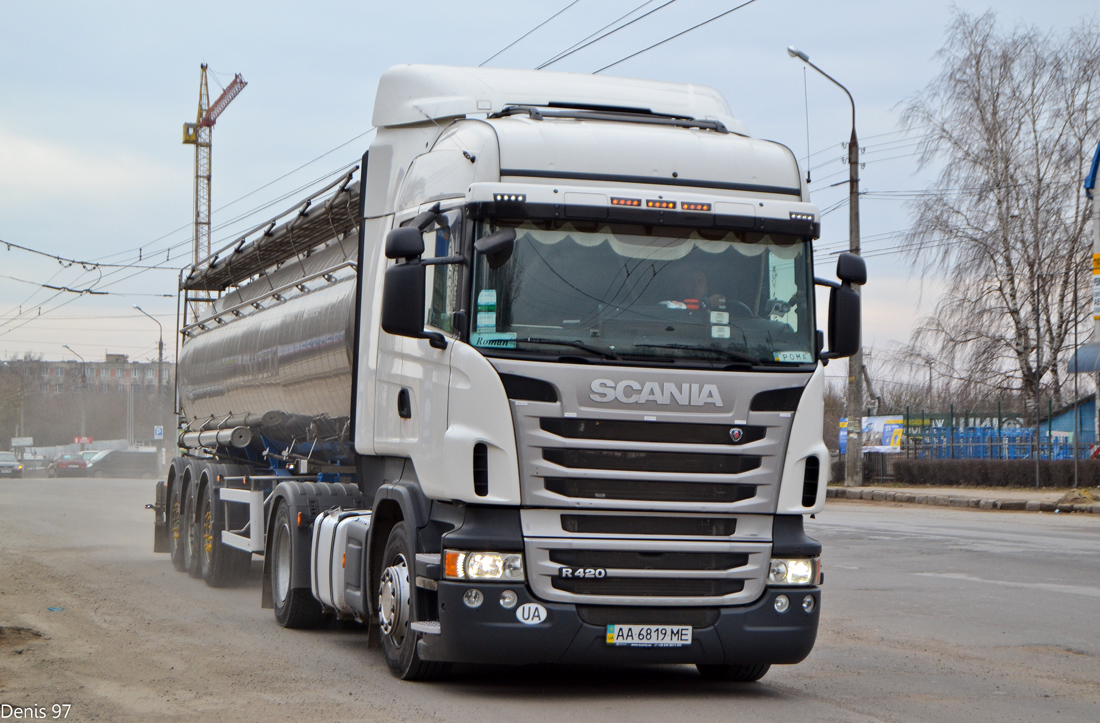 Тернопольская область, № АА 6819 МЕ — Scania ('2009) R420