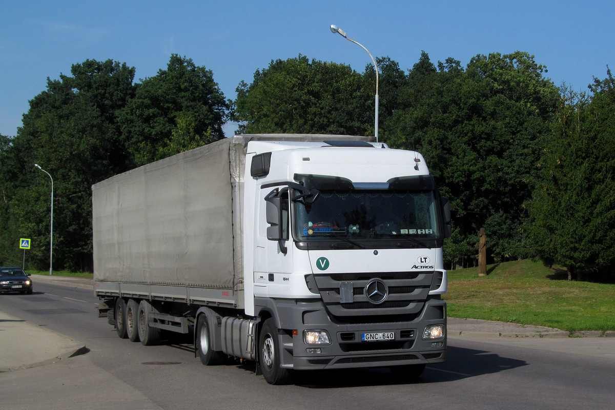 Литва, № GNC 640 — Mercedes-Benz Actros ('2009) 1844