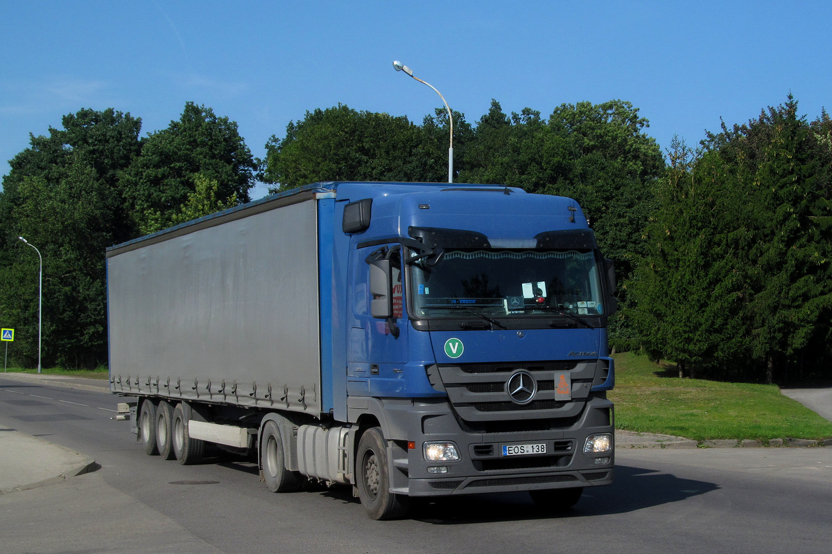 Литва, № EOS 138 — Mercedes-Benz Actros ('2009) 1844