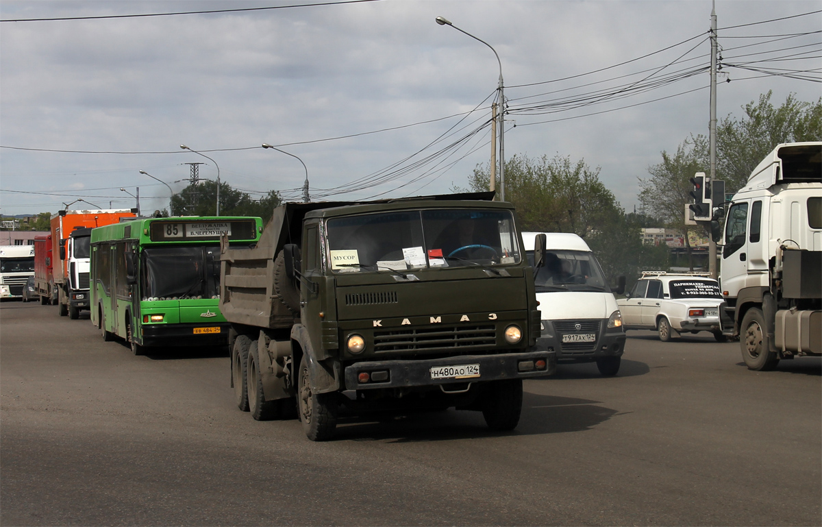 Красноярский край, № Н 480 АО 124 — КамАЗ-55111 [551110]