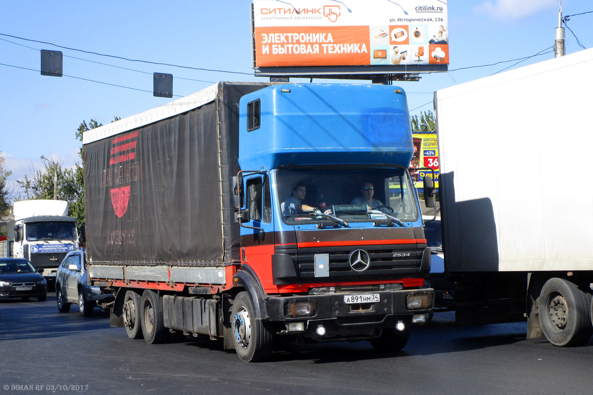 Волгоградская область, № А 891 НМ 34 — Mercedes-Benz SK (общ. мод.)